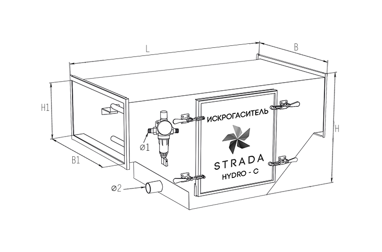 Схема гидрофильтра STRADA HYDRO С